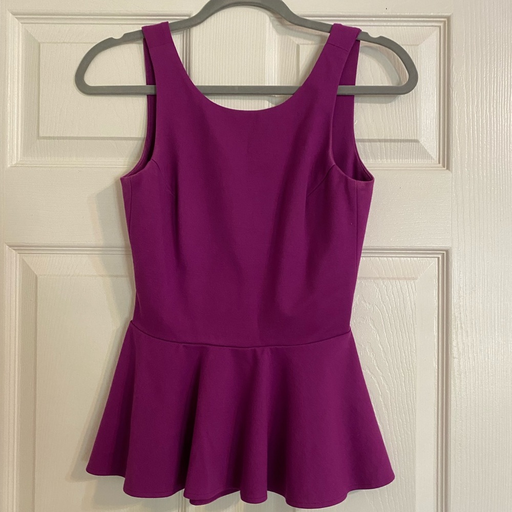 Elizabeth and James Peplum low back top